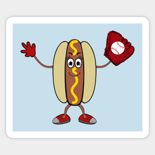 PLAY Ball Hot Dog Sticker